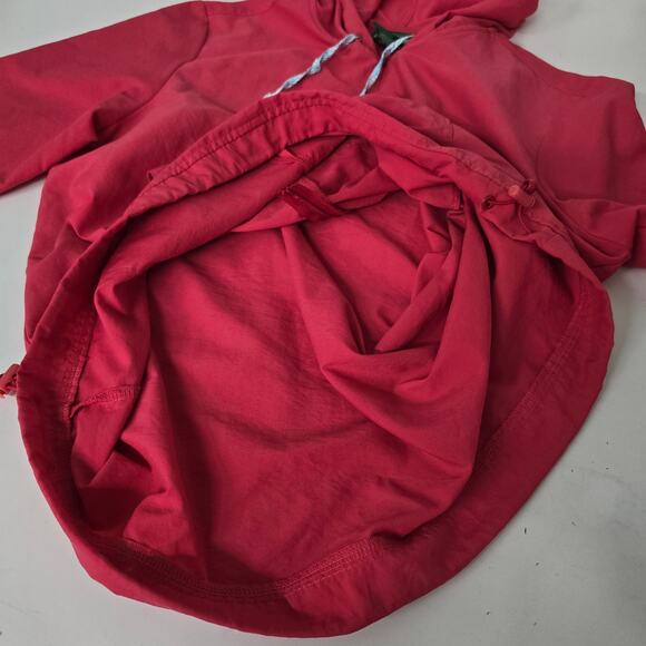 LL Bean Hooded Windbreaker Quarter 1/4 Zip Popover Women S Lightweight Jacket - Picture 11 of 13